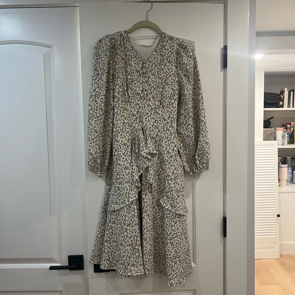 Pretty floral knee length dress